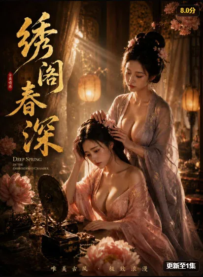 绣阁春深 · AI魔改短剧海报 · 更至44集